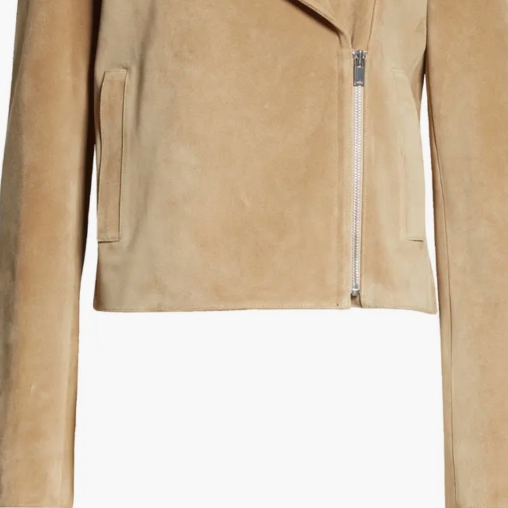 Theory Suede Moto Jacket - Picture 3 of 6